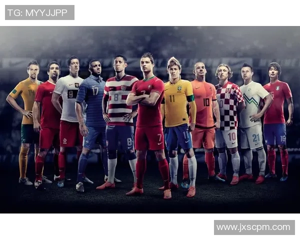 足球巨星卡通风格大合影集合展现全球顶级球员风采与魅力